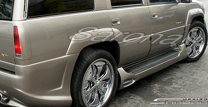 Custom Cadillac Escalade Side Skirts  SUV/SAV/Crossover (1999 - 2001) - $450.00 (Part #CD-006-SS)